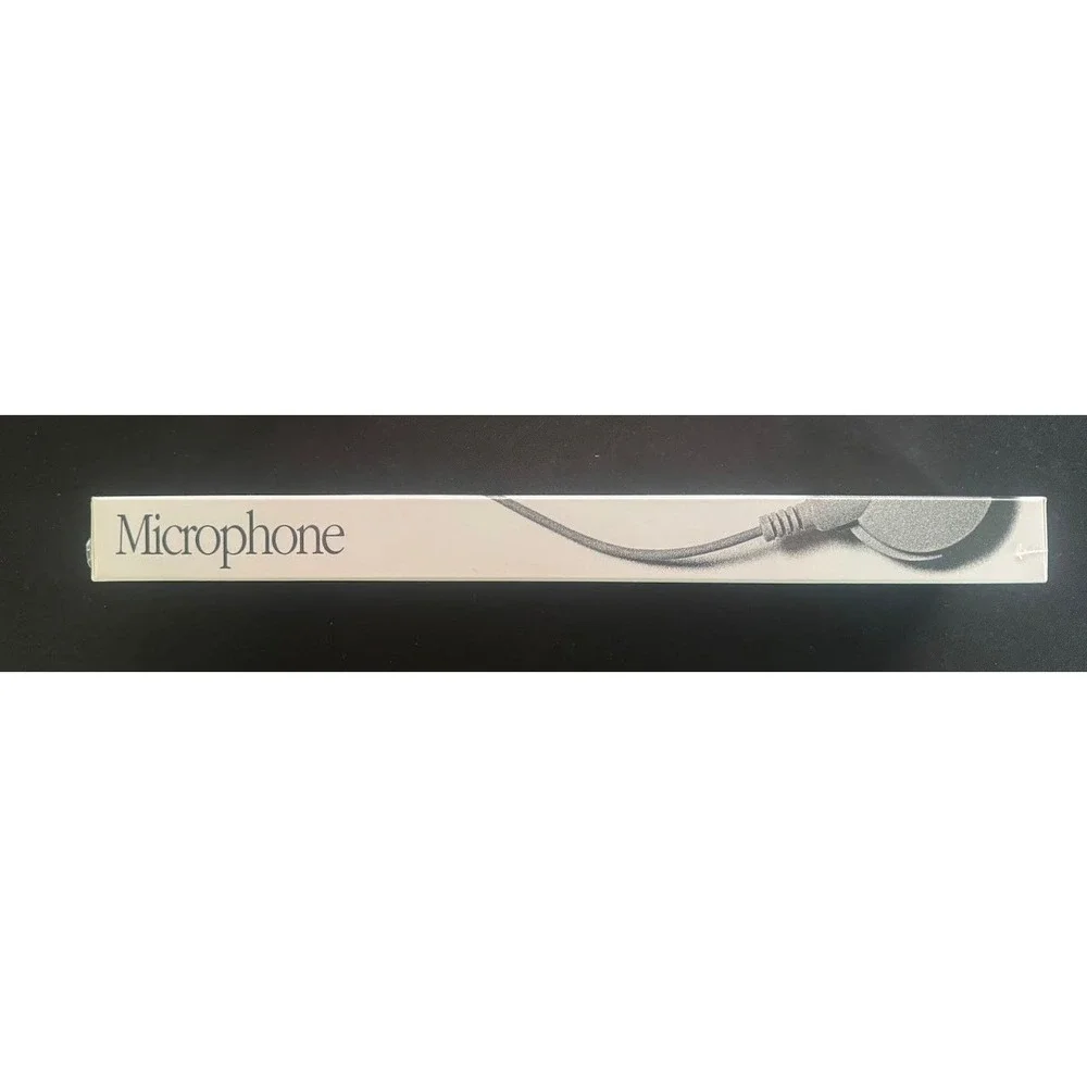 Sealed vintage 1990‎ Apple Mac Computer Microphone Freestanding wired audiojack!